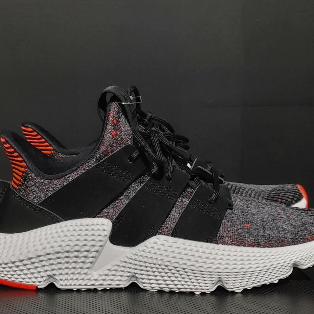 Adidas Black and Red Sneakers